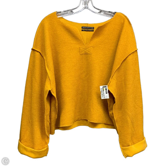 Top Long Sleeve By Urban Outfitters In Gold, Size: M