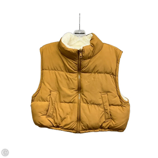 Vest Puffer & Quilted By Altard State In Tan, Size: L
