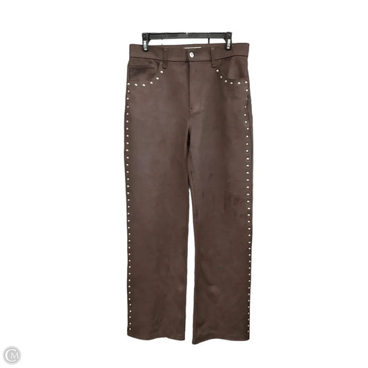 Pants Wide Leg By Abercrombie And Fitch In Brown, Size: 8