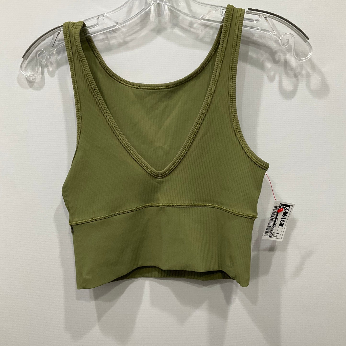 Athletic Tank Top By Lululemon In Green, Size: 4