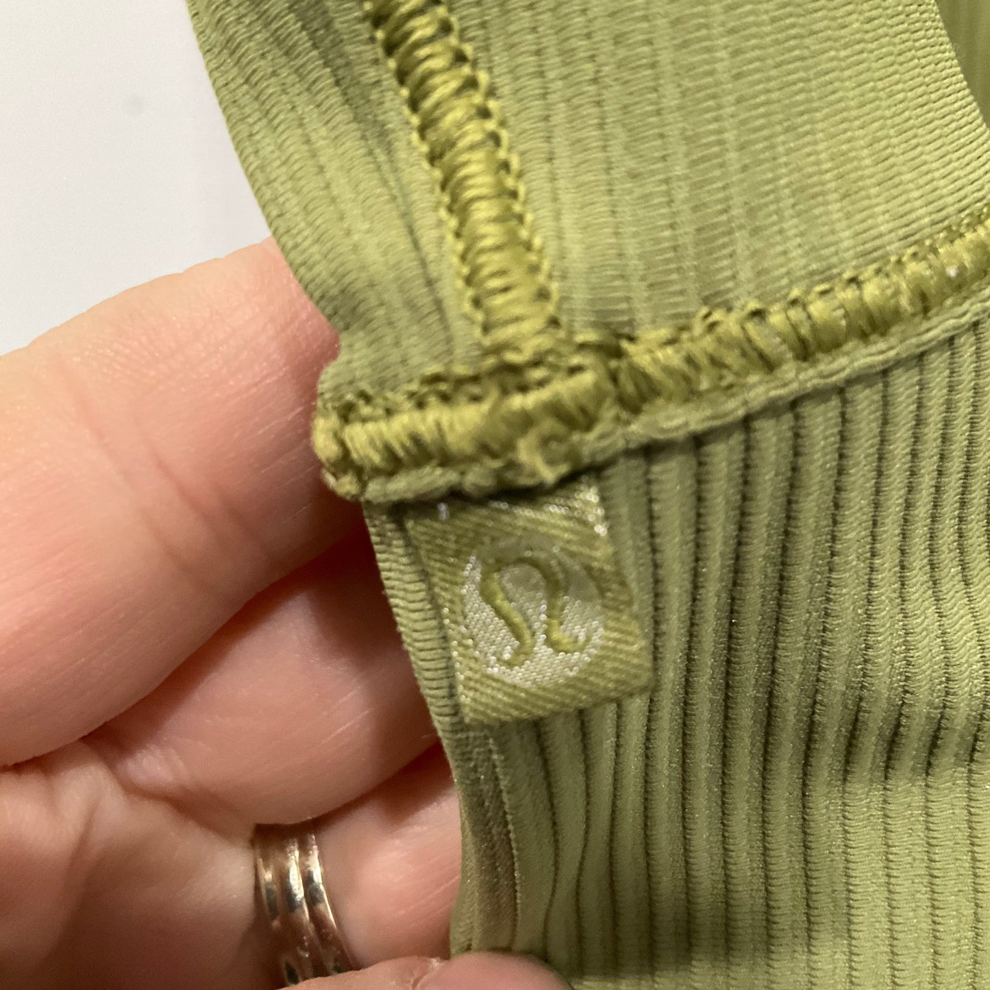 Athletic Tank Top By Lululemon In Green, Size: 4