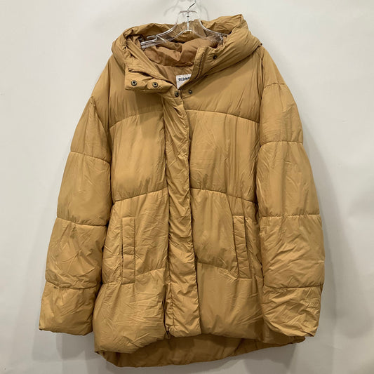 Coat Puffer & Quilted By Old Navy In Tan, Size: Xl