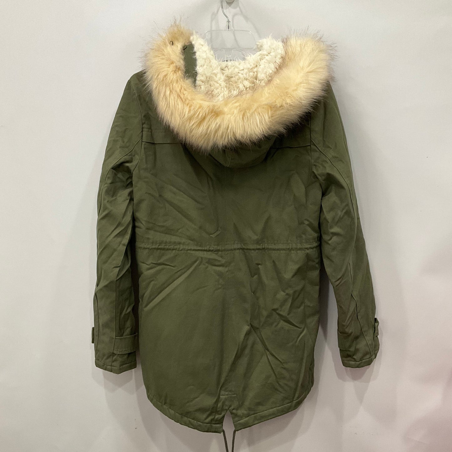 Coat Puffer & Quilted By STUDIO F  In Olive