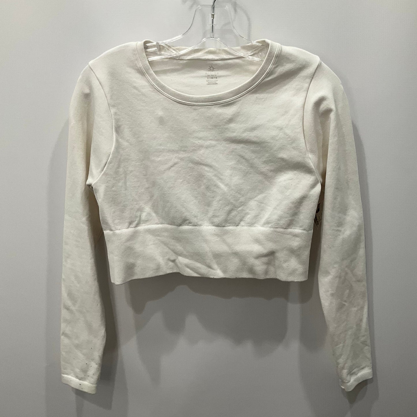 Top Long Sleeve Basic By Aerie In White, Size: M