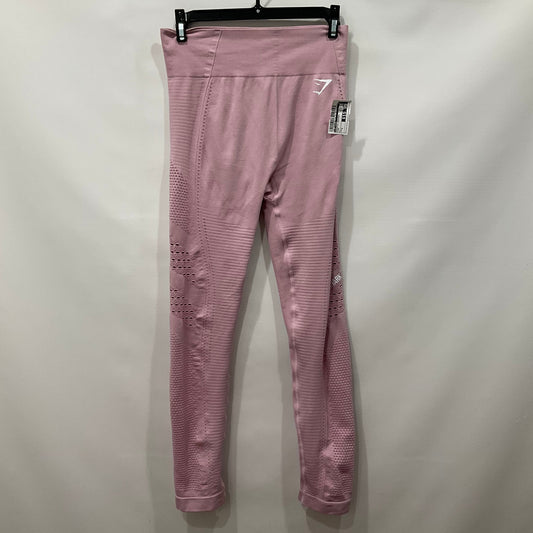 Pink Athletic Leggings Gym Shark, Size S