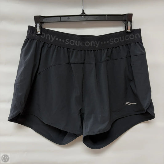 Athletic Shorts By Saucony In Black, Size: S