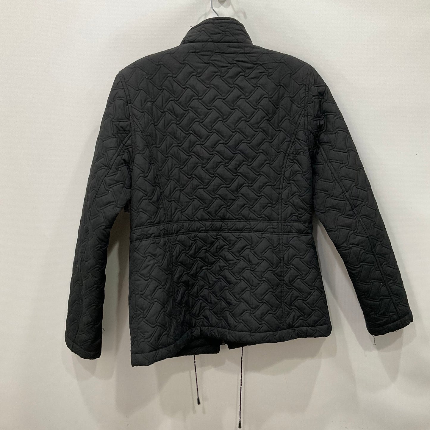 Coat Puffer & Quilted By Gallery In Black, Size: M