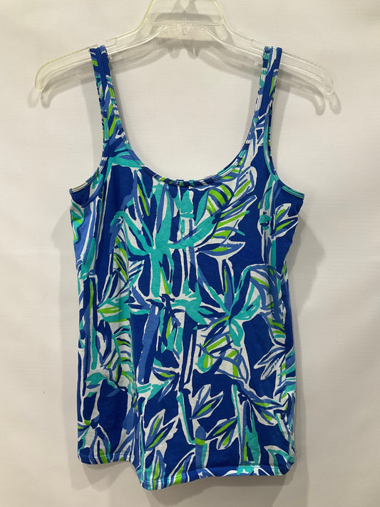Blue Top Sleeveless Lilly Pulitzer, Size S