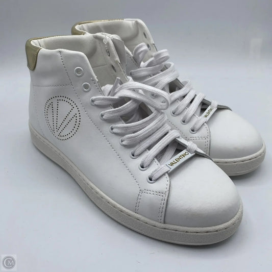 Shoes Designer By Valentino-mario In White, Size: 8