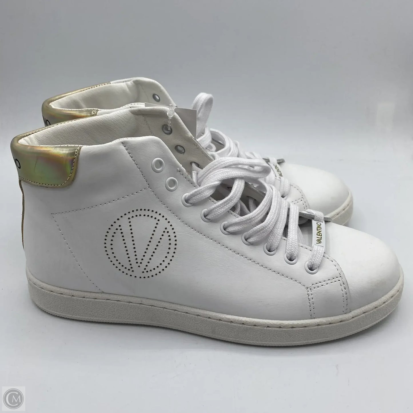 Shoes Designer By Valentino-mario In White, Size: 8