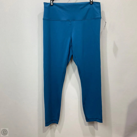 Athletic Leggings By Lululemon In Blue, Size: 14