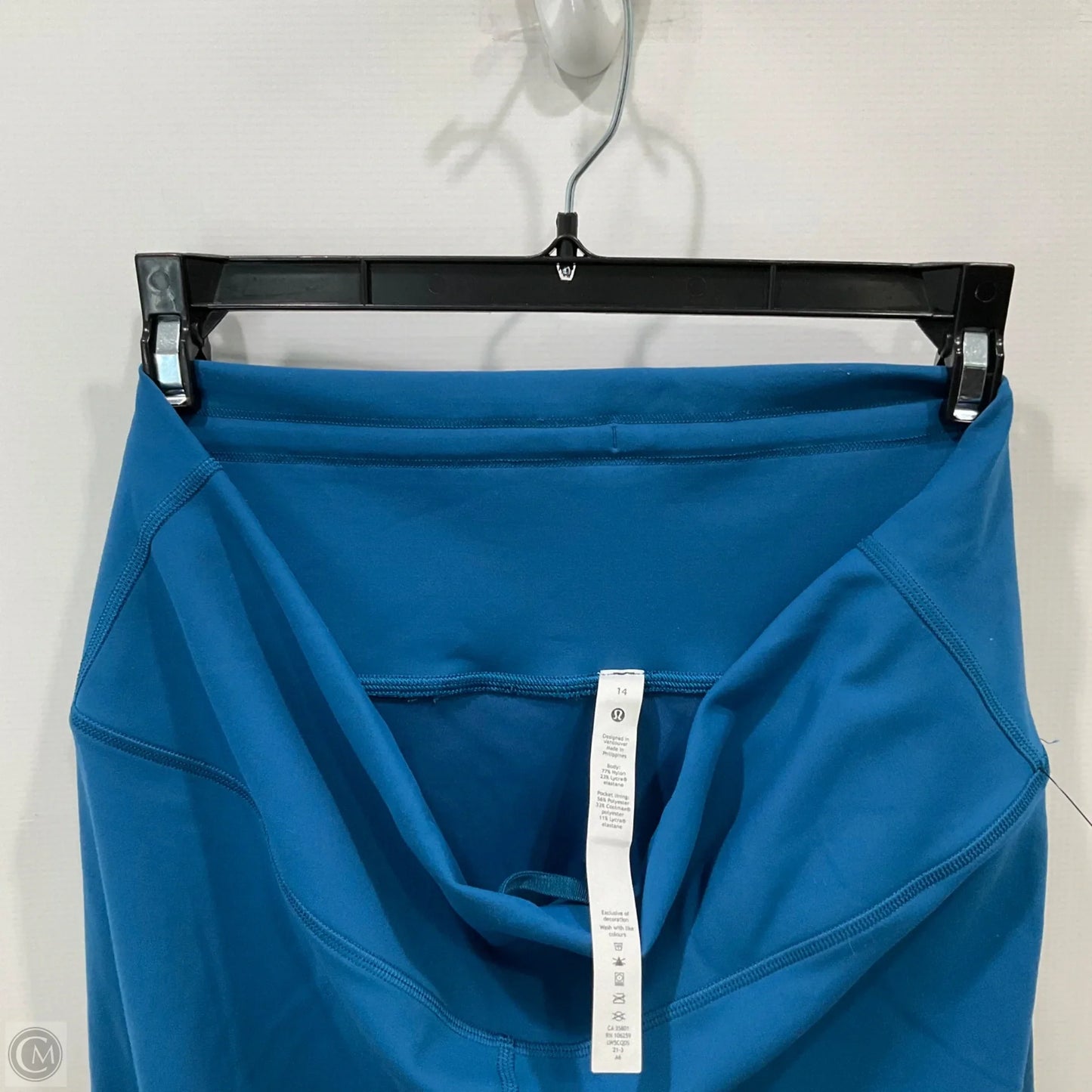 Athletic Leggings By Lululemon In Blue, Size: 14