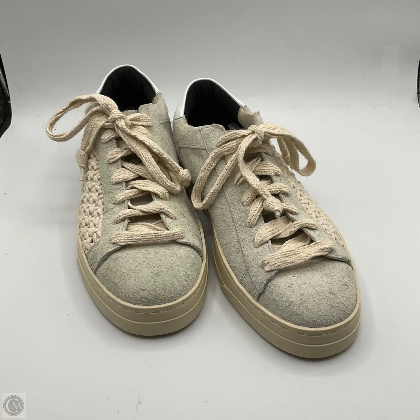 Shoes Sneakers By P448 In Cream, Size: 7