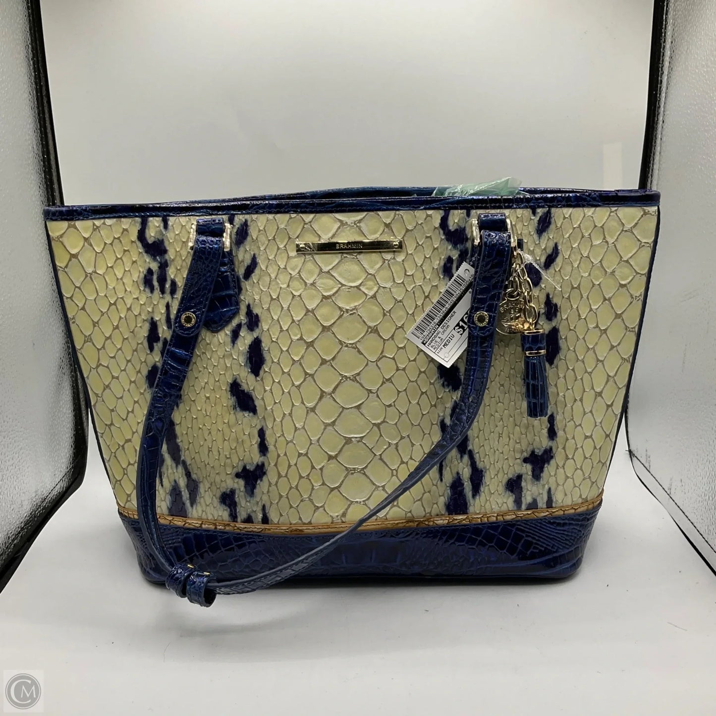 Handbag Designer By Brahmin, Size: Medium