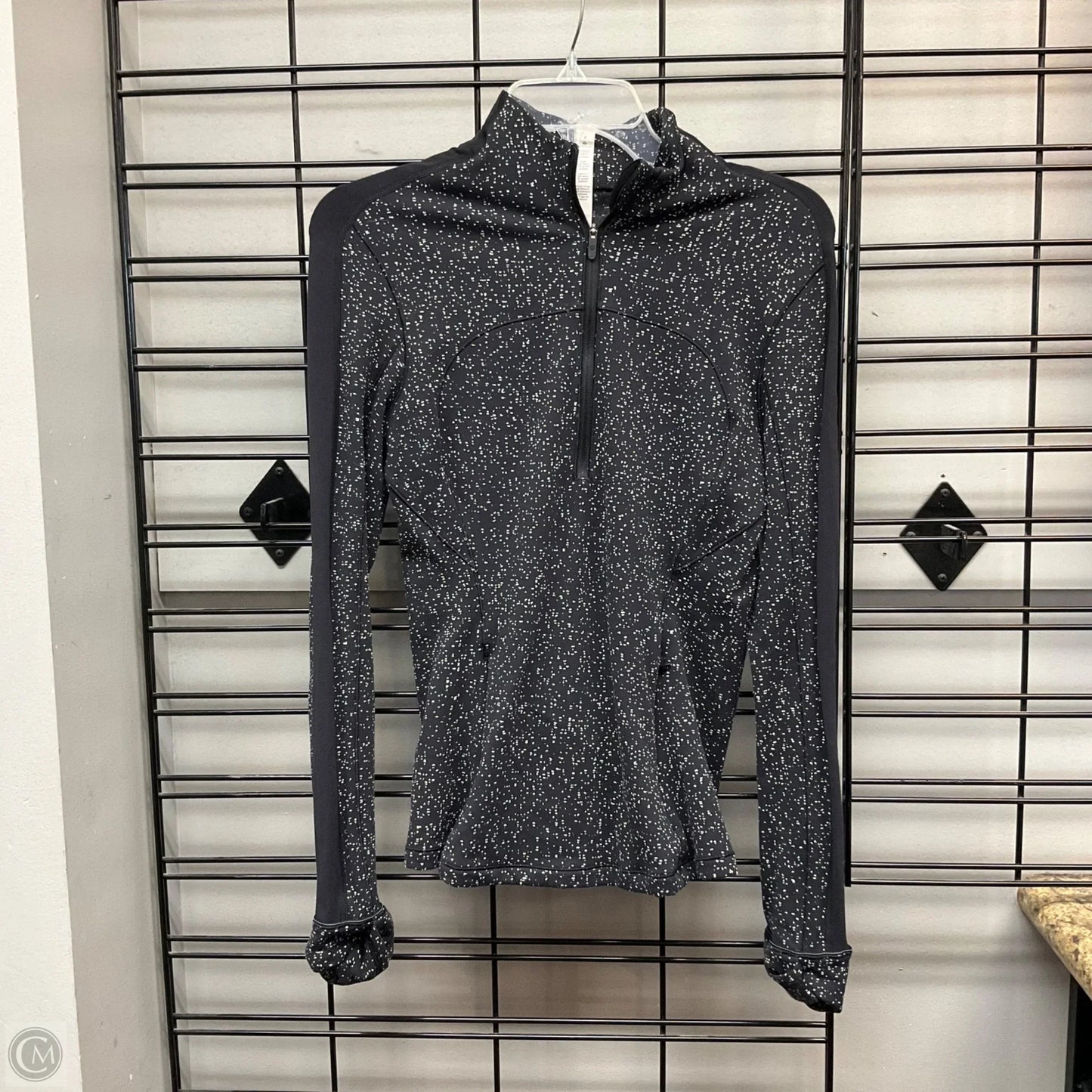 Athletic Jacket By Lululemon In Black, Size: 8