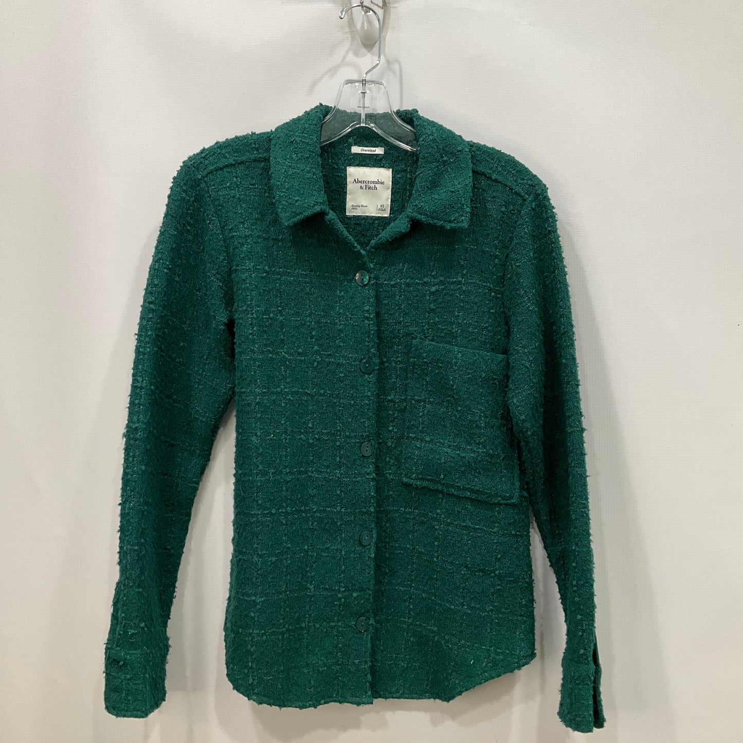 Jacket Other By Abercrombie And Fitch In Green, Size: Xs