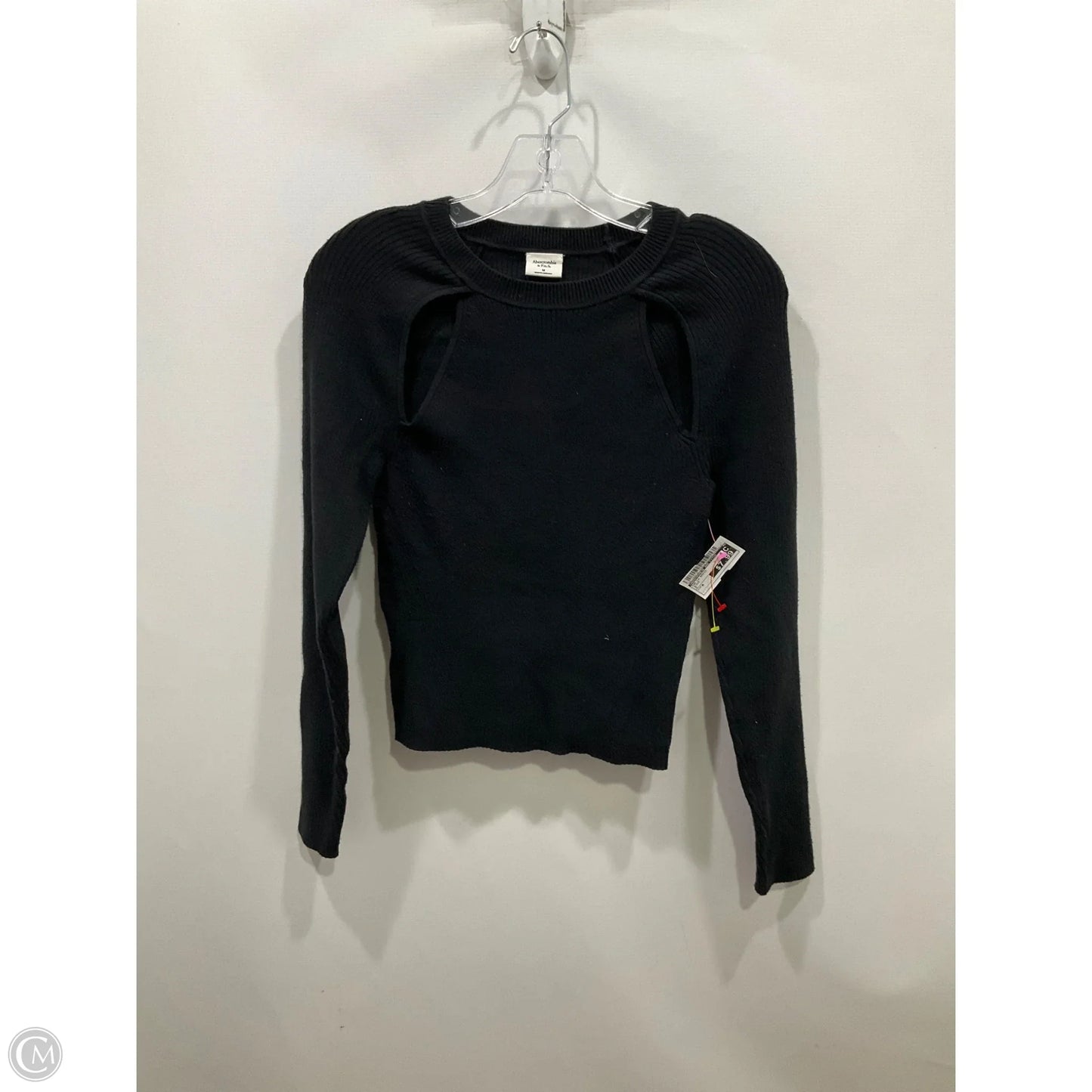Top Long Sleeve Basic By Abercrombie And Fitch In Black, Size: M