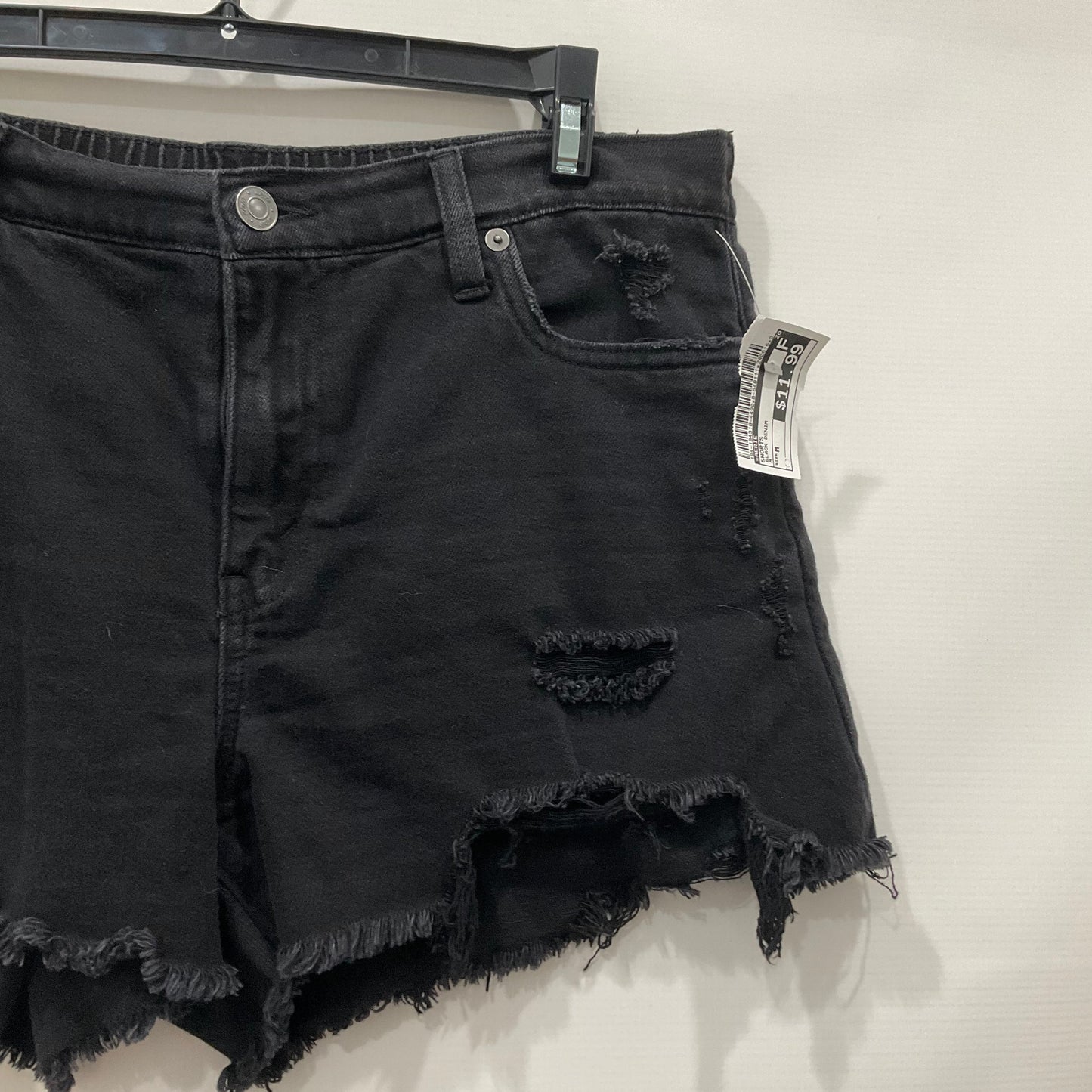 Black Denim Shorts Aerie, Size M