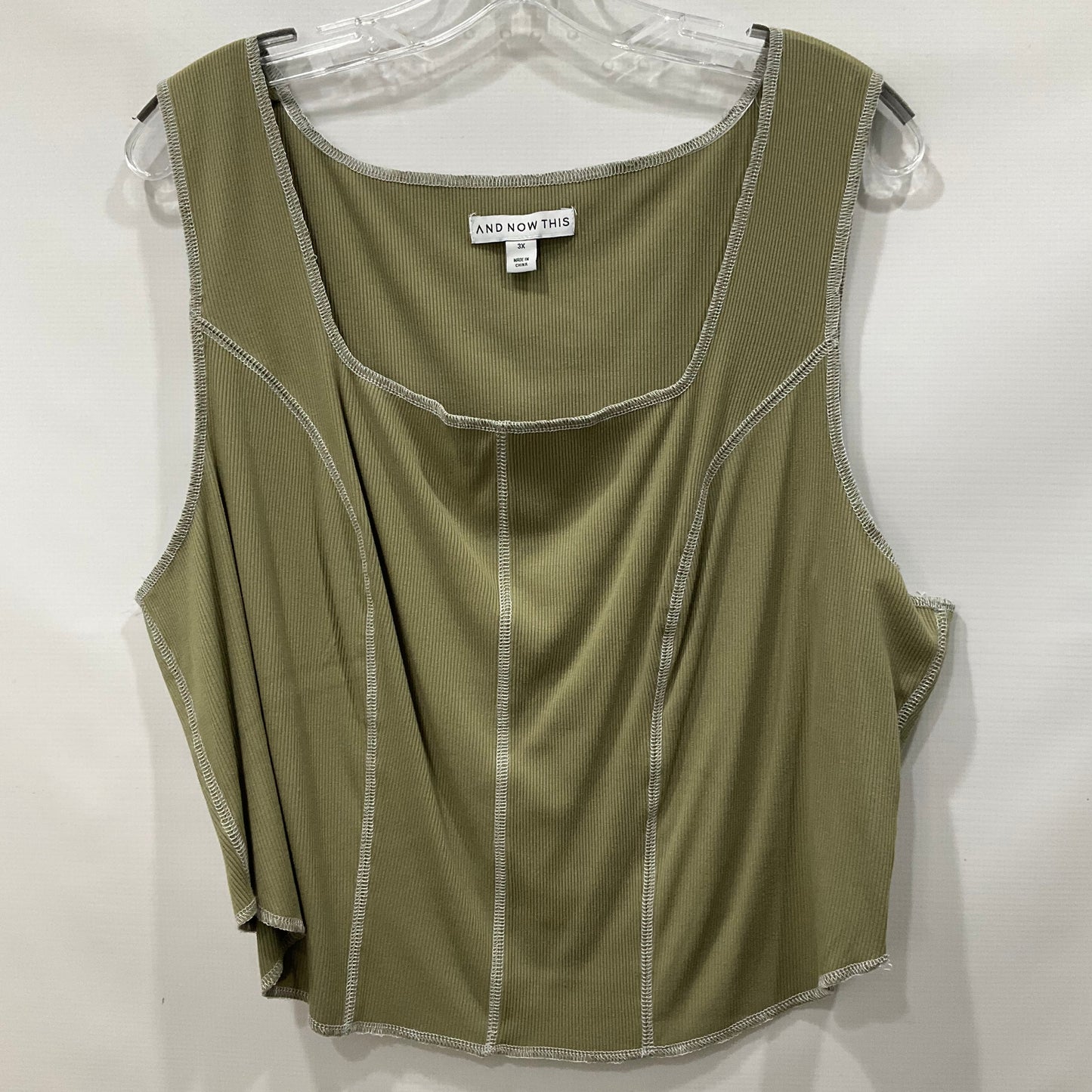 Green Top Sleeveless Cmc, Size 3x