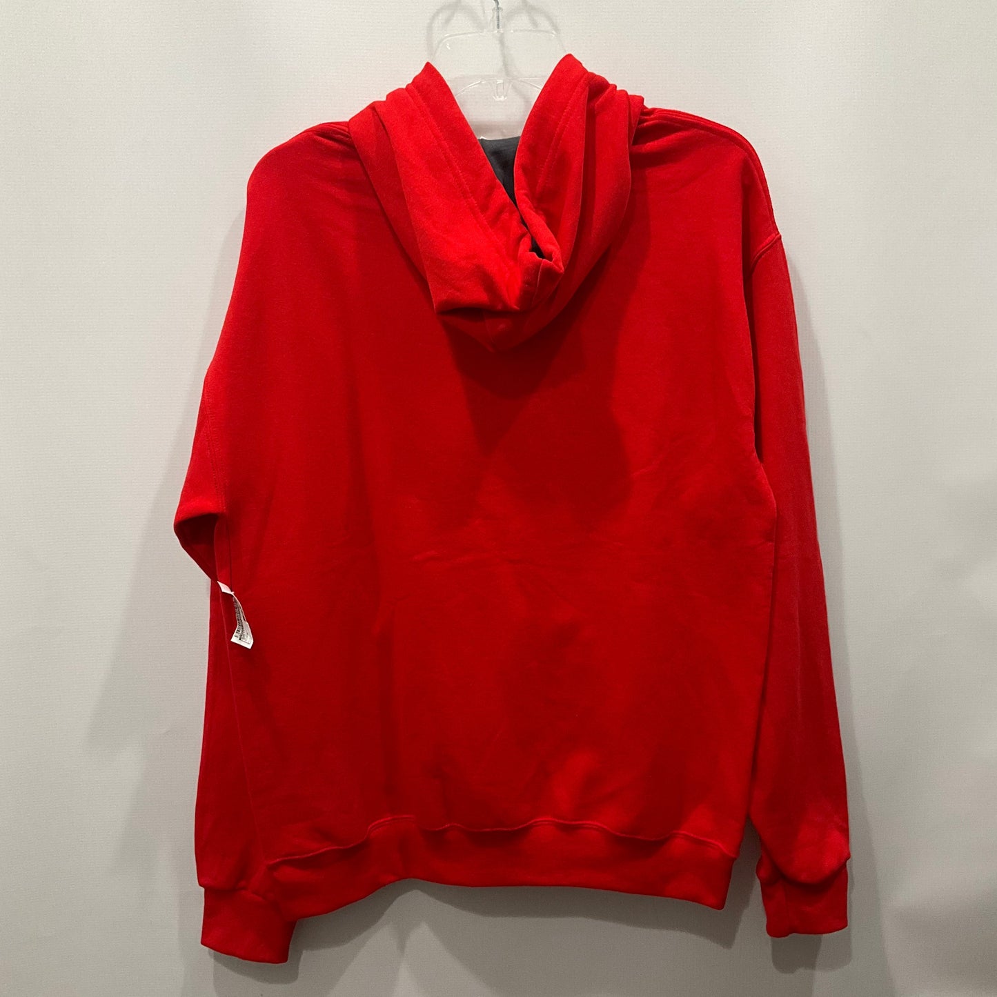 Sweatshirt Hoodie By Fruit Of The Loom In Red, Size: M