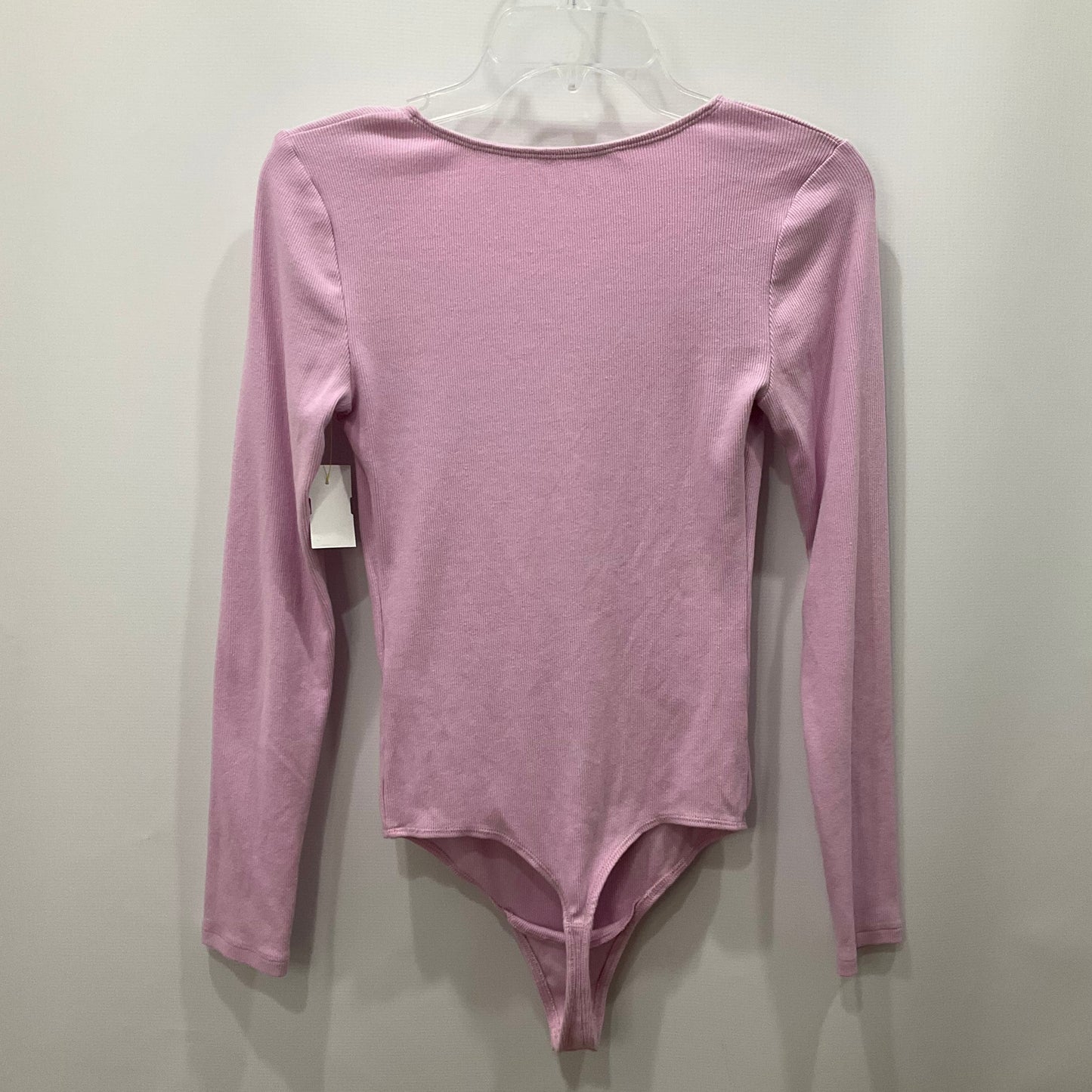 Top Long Sleeve By Abercrombie And Fitch In Pink, Size: M