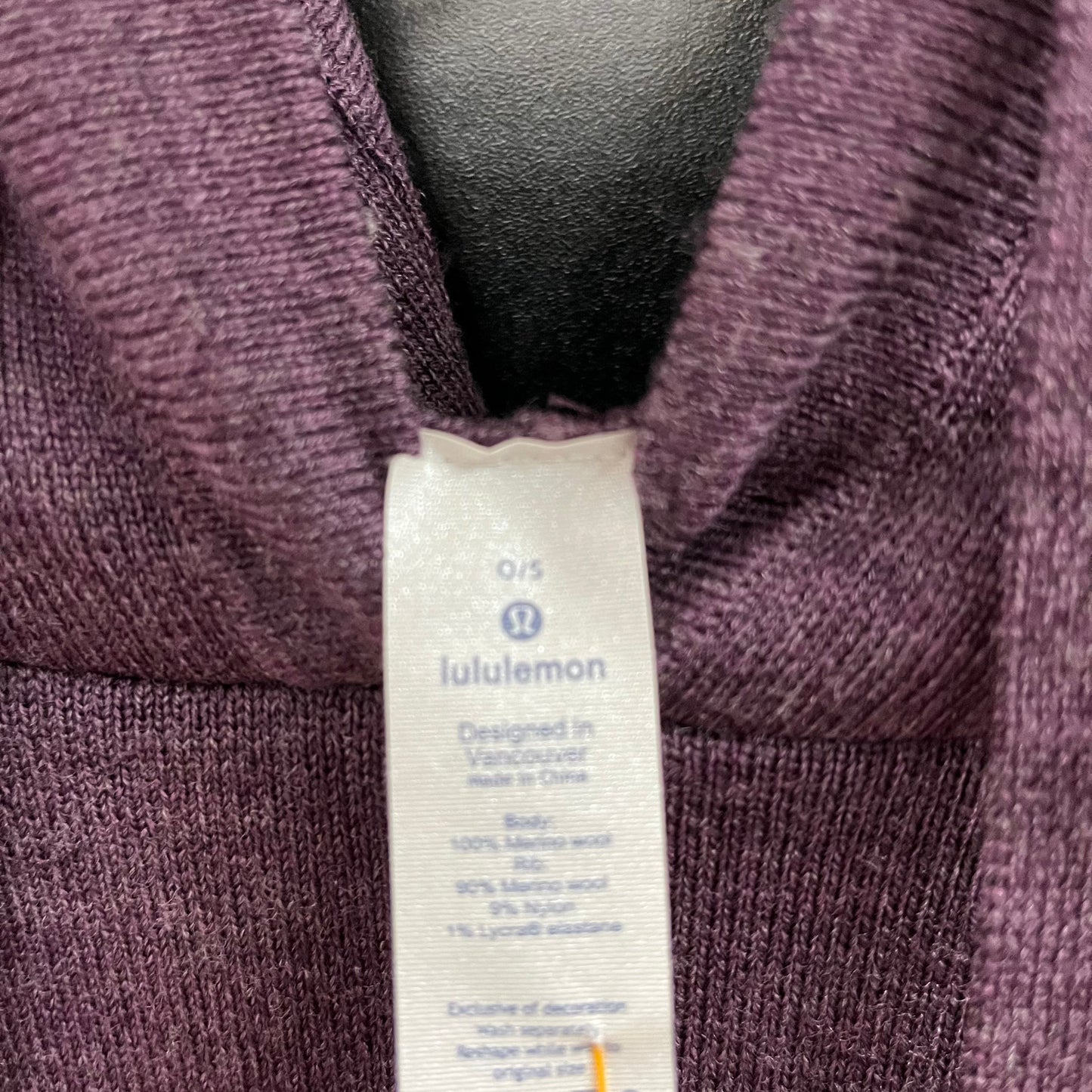 Sweatshirt Hoodie By Lululemon In Purple, Size: Osfm