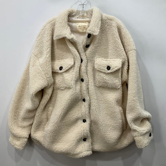 Coat Faux Fur & Sherpa By Altard State In Cream, Size: Xl