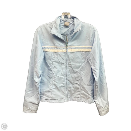 Jacket Windbreaker By Nike In Blue, Size: M