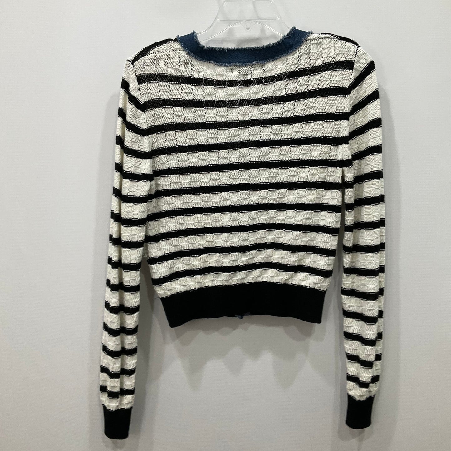 Top Long Sleeve By Laundry In Striped Pattern, Size: Xs