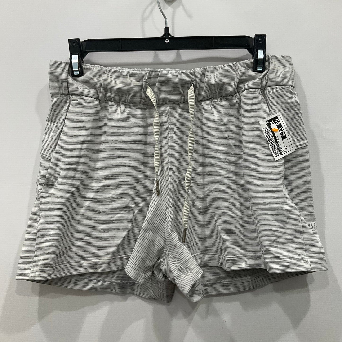 Athletic Shorts By Lululemon In Grey, Size: 6