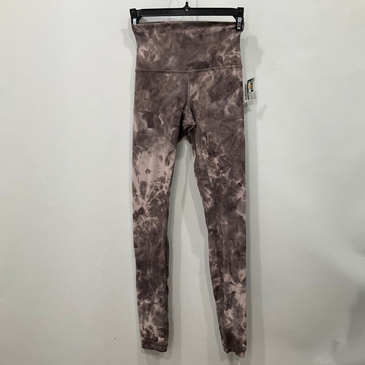 Athletic Leggings By Lululemon In Tie Dye Print, Size: 2