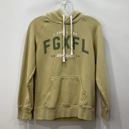 Sweatshirt Hoodie By flag nor fail In Tan, Size: Xs