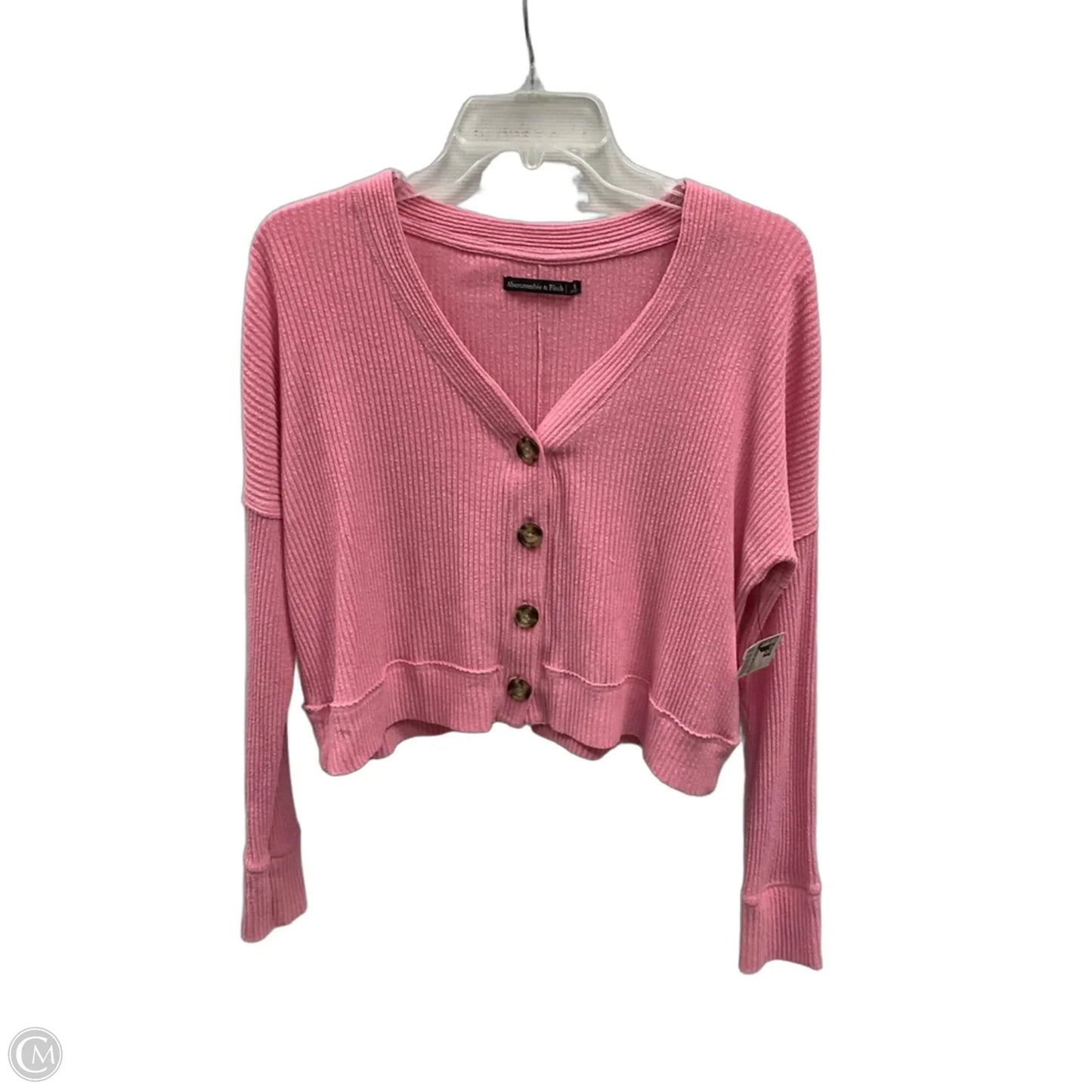 Cardigan By Abercrombie And Fitch In Pink, Size: S
