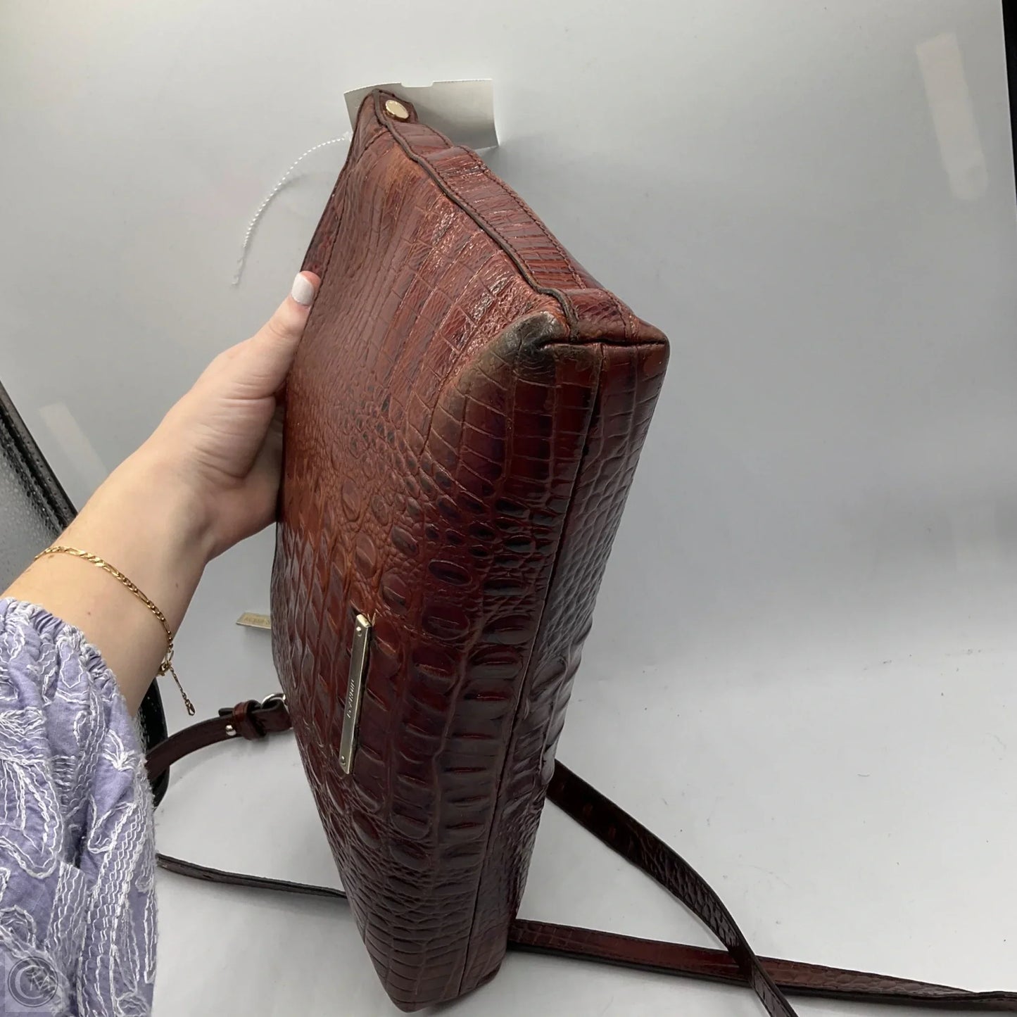 Handbag Designer By Brahmin, Size: Medium