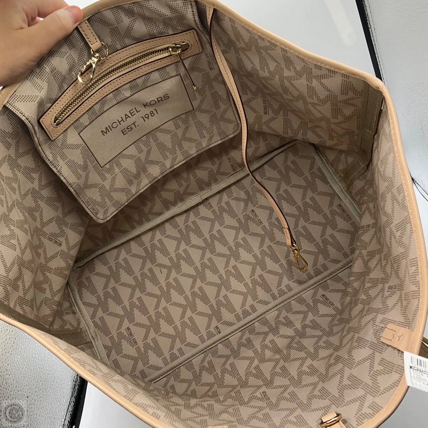 Tote Designer By Michael Kors, Size: Large