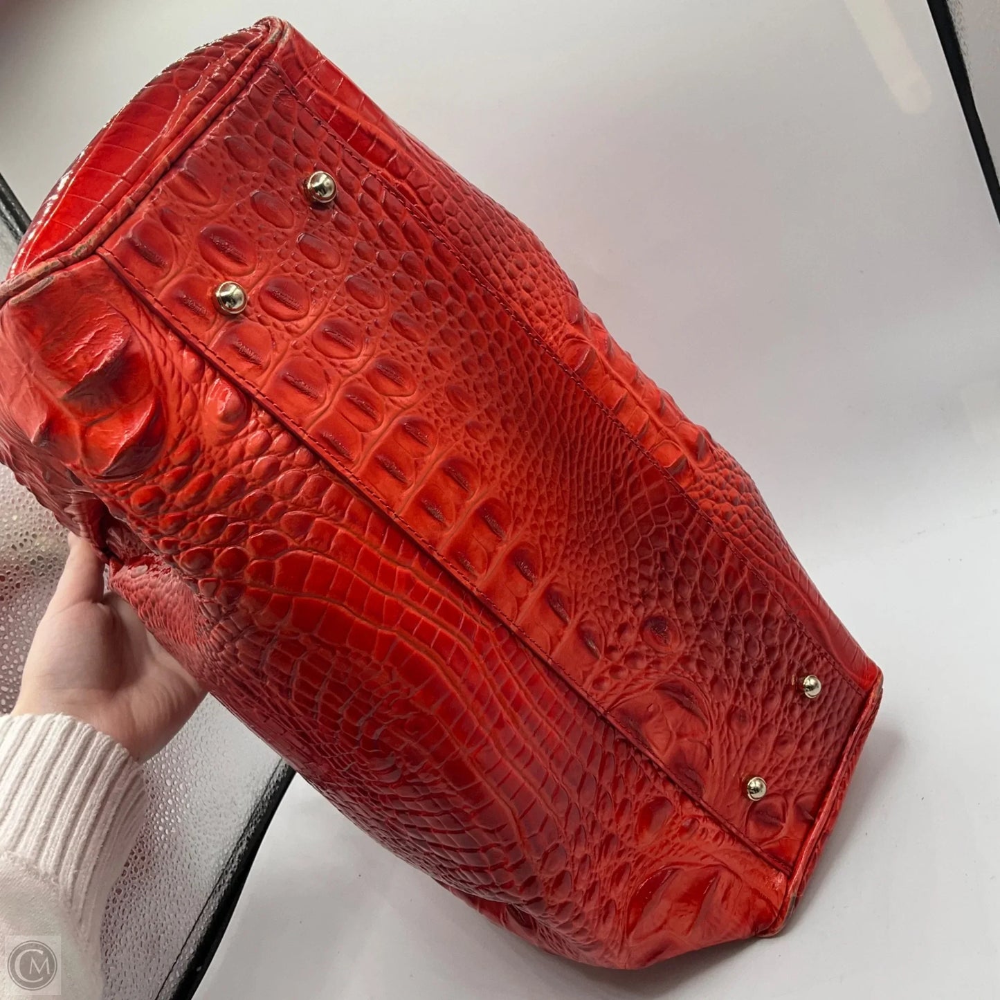Handbag Designer By Brahmin, Size: Large