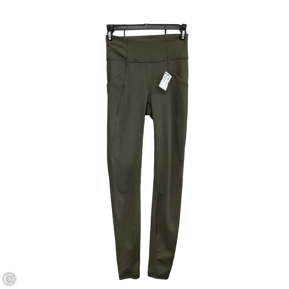 Athletic Leggings By Lululemon In Green, Size: 2
