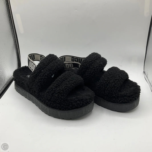 Sandals Designer By Ugg In Black, Size: 9
