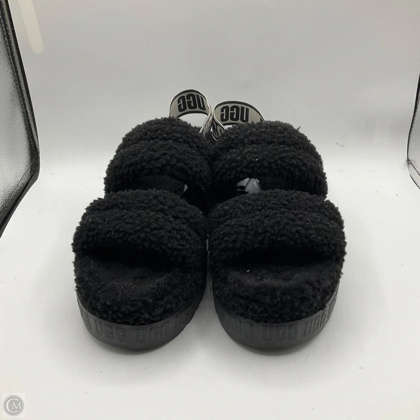 Sandals Designer By Ugg In Black, Size: 9