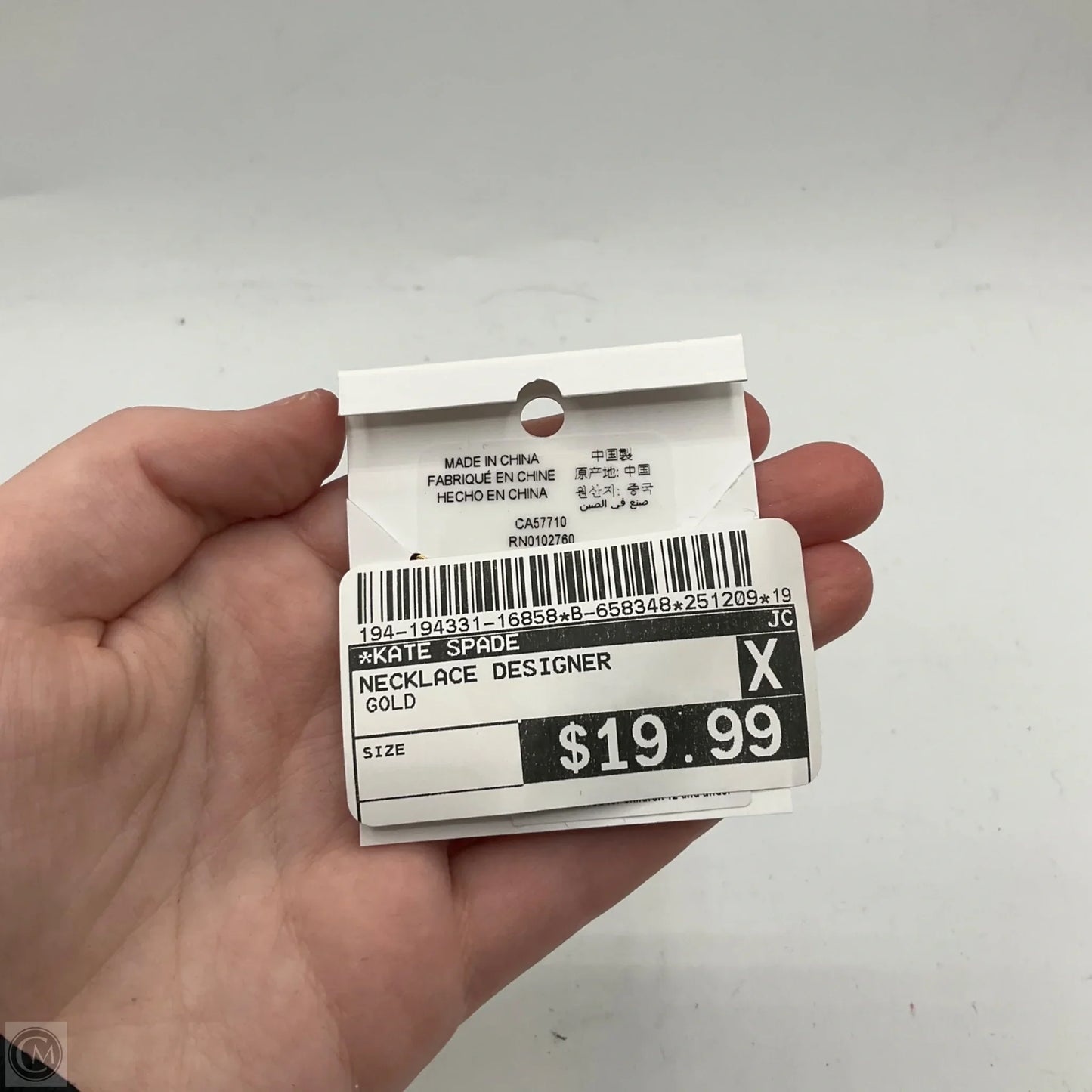 Necklace Designer By Kate Spade