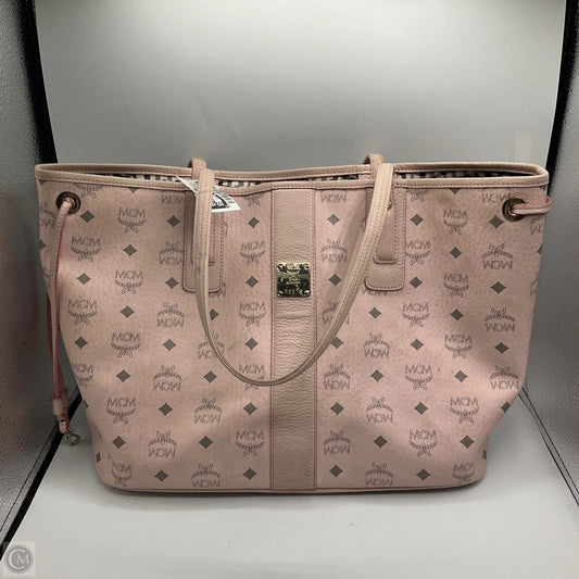 As Is Handbag Luxury Designer By Mcm, Size: Medium