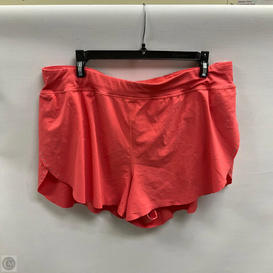 Athletic Shorts By Lululemon In Red, Size: 12