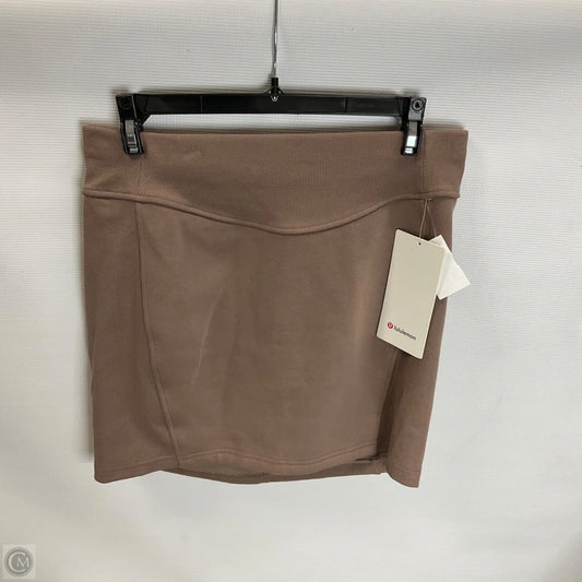 Athletic Skirt By Lululemon In Brown, Size: M