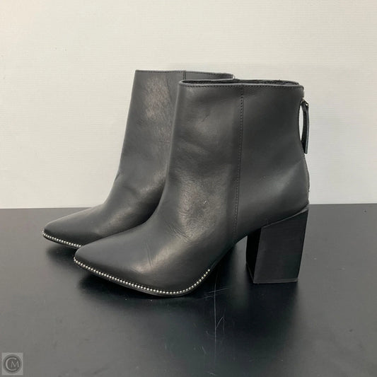 Boots Ankle Heels By Steve Madden In Black, Size: 7.5