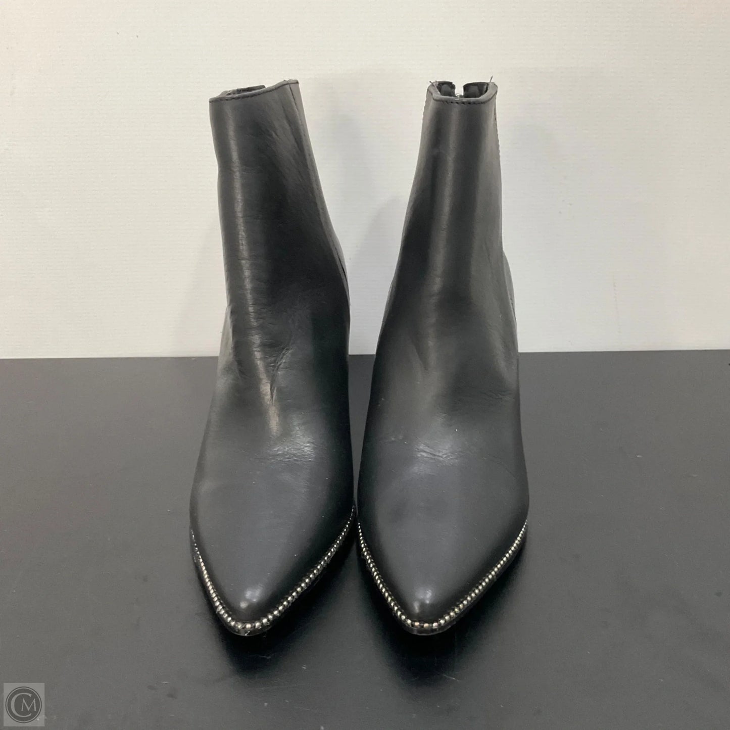 Boots Ankle Heels By Steve Madden In Black, Size: 7.5