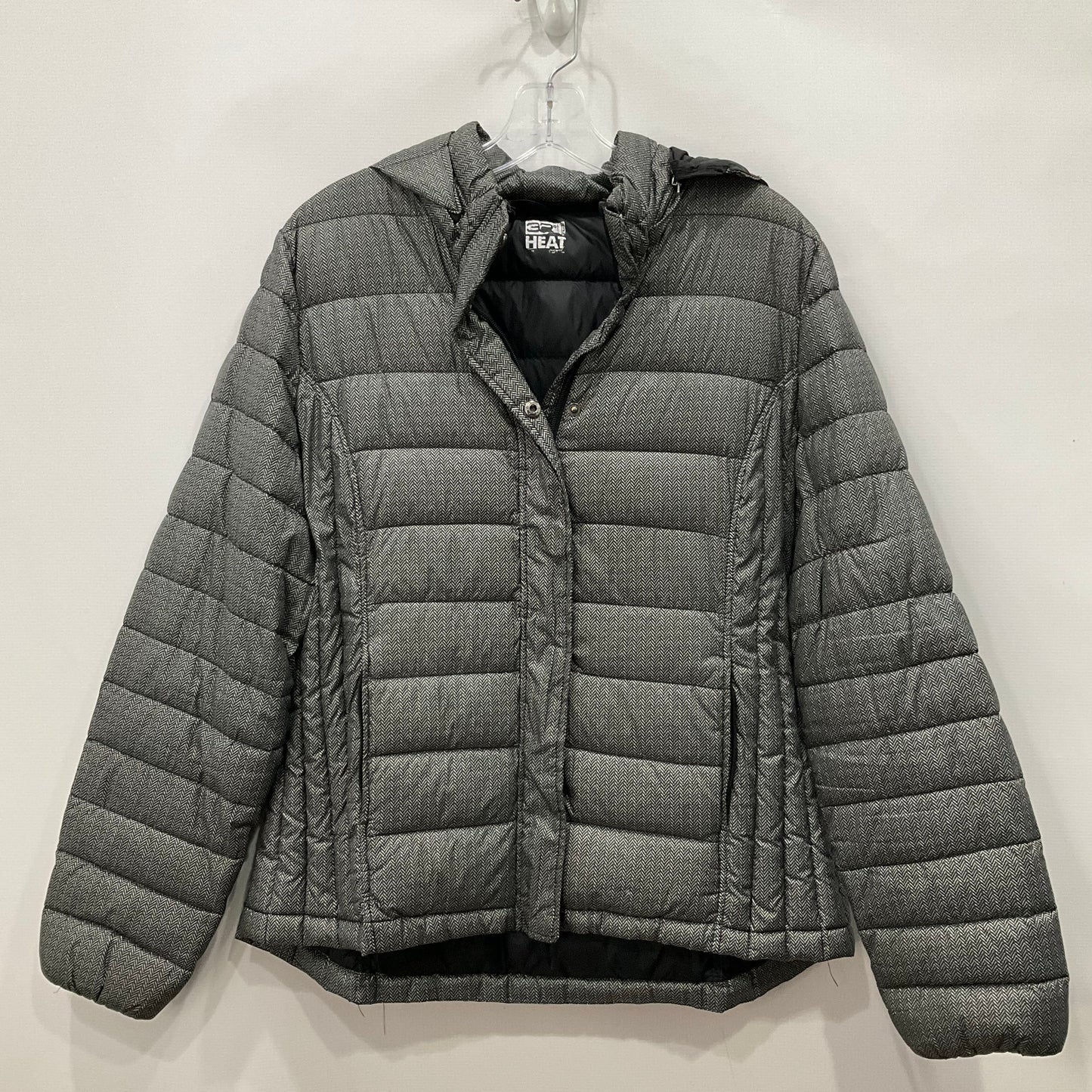 Coat Puffer & Quilted By 32 Degrees In Striped Pattern, Size: S