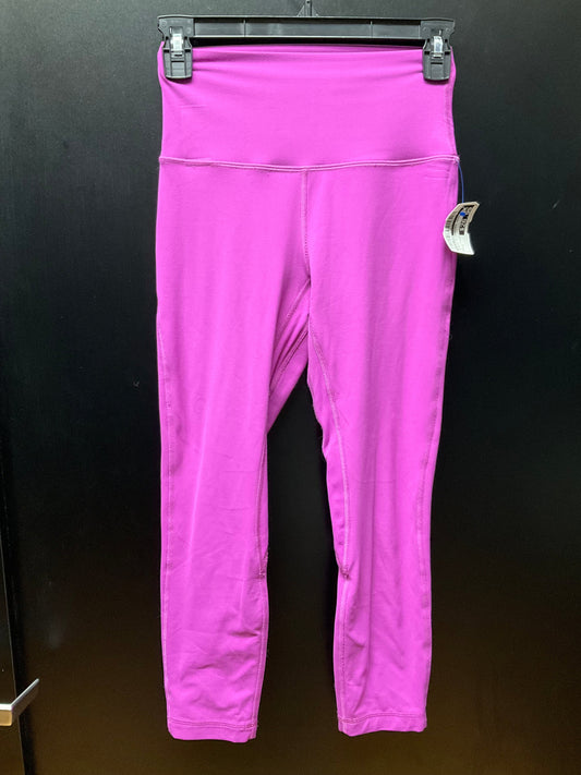 Athletic Leggings Capris By Lululemon In Purple, Size: 6