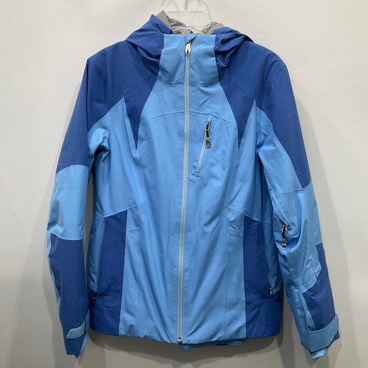 Jacket Windbreaker By Spyder In Blue, Size: S