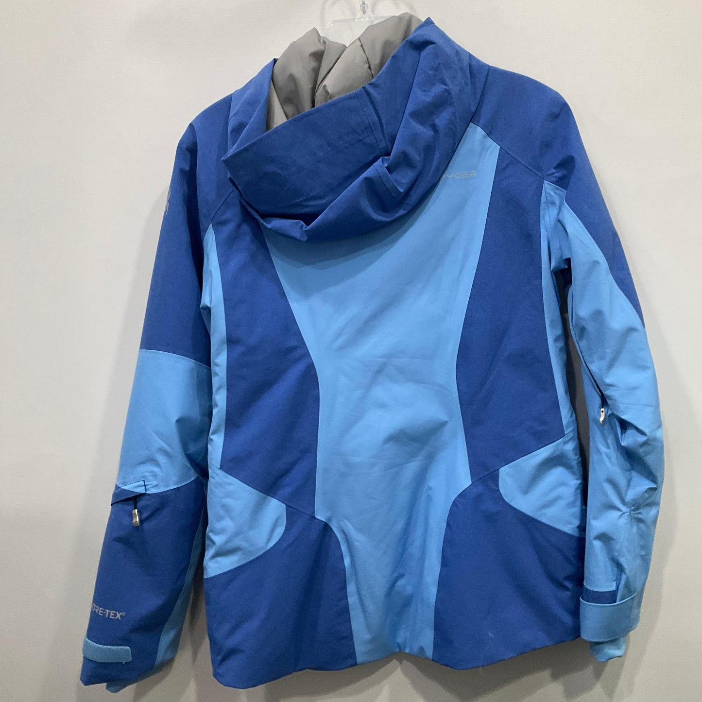 Jacket Windbreaker By Spyder In Blue, Size: S