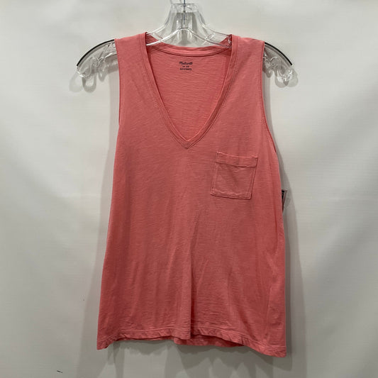 Pink Top Sleeveless Madewell, Size Xs